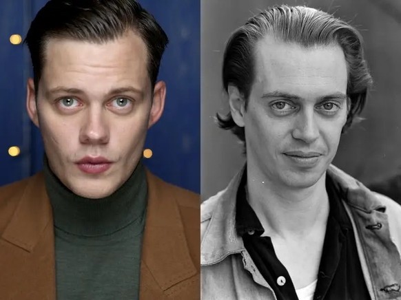 Bill Skarsgård &amp; Steve Buscemi

https://x.com/pop_archives/status/1798431306357080442/photo/1