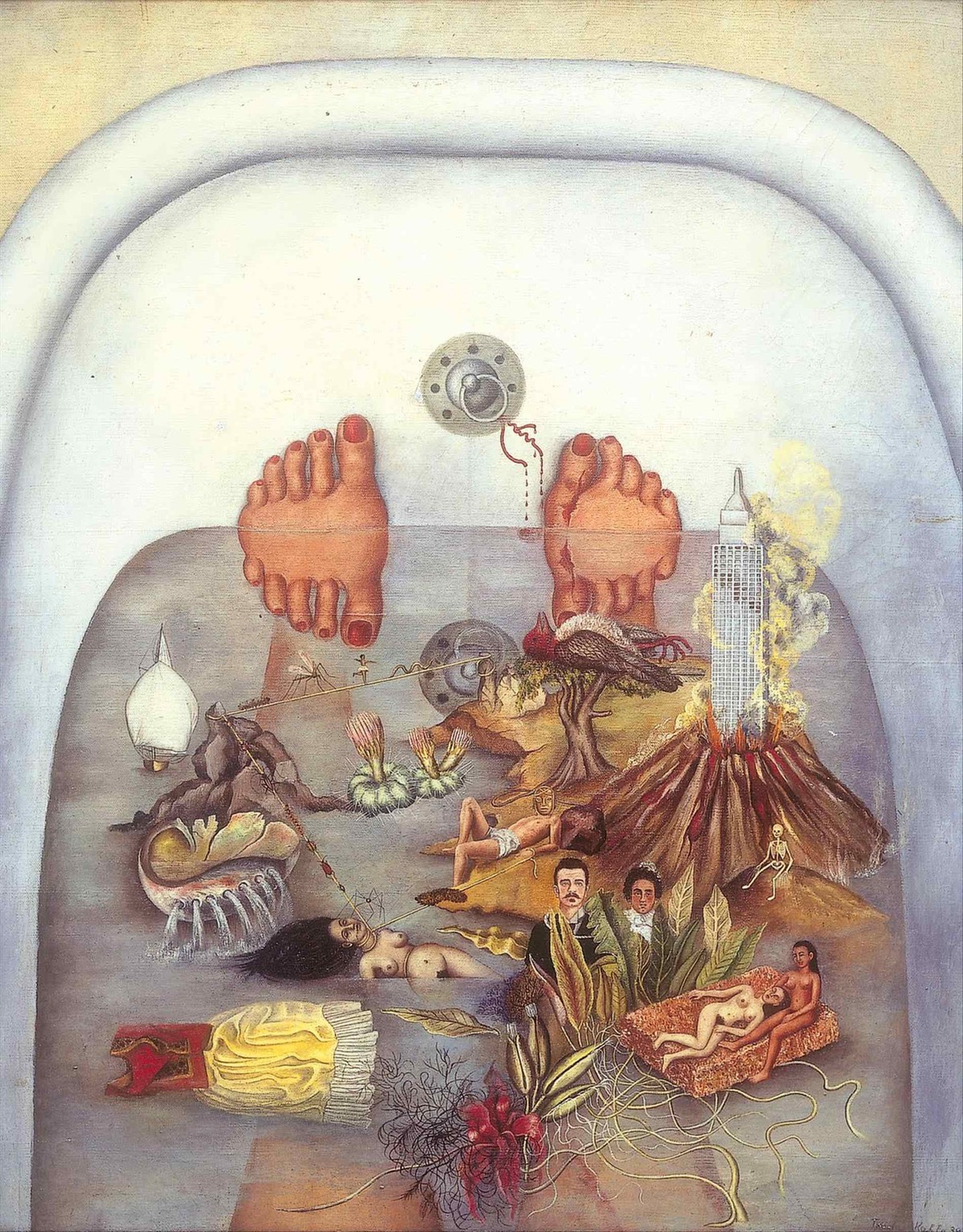Was mir das Wasser gab, Frida Kahlo