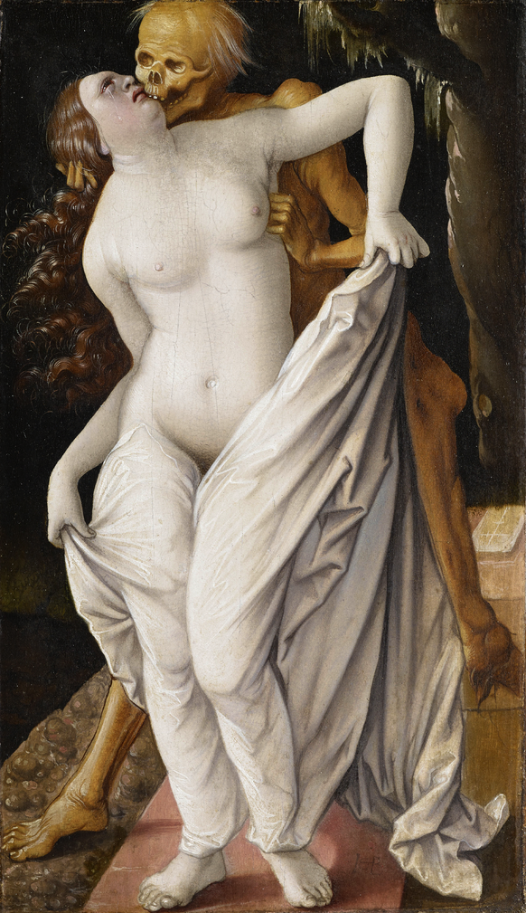 Tod tot Hans Baldung Grien: „Tod und Frau“ (1518–1520)