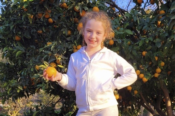This undated photo released by Hostages and Missing Families Forum Headquarters shows Emily Hand, 9 years old, from Kibbutz Be?eri. Emily was one of the 13 Israeli and four hostages Hamas released lat ...