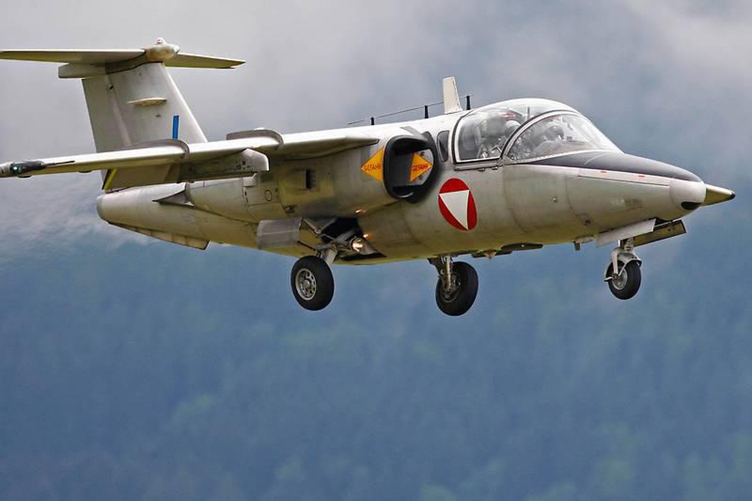 Die Saab 105 der österreichischen Luftstreitkräfte werden nach 50 Jahren ausgemustert.