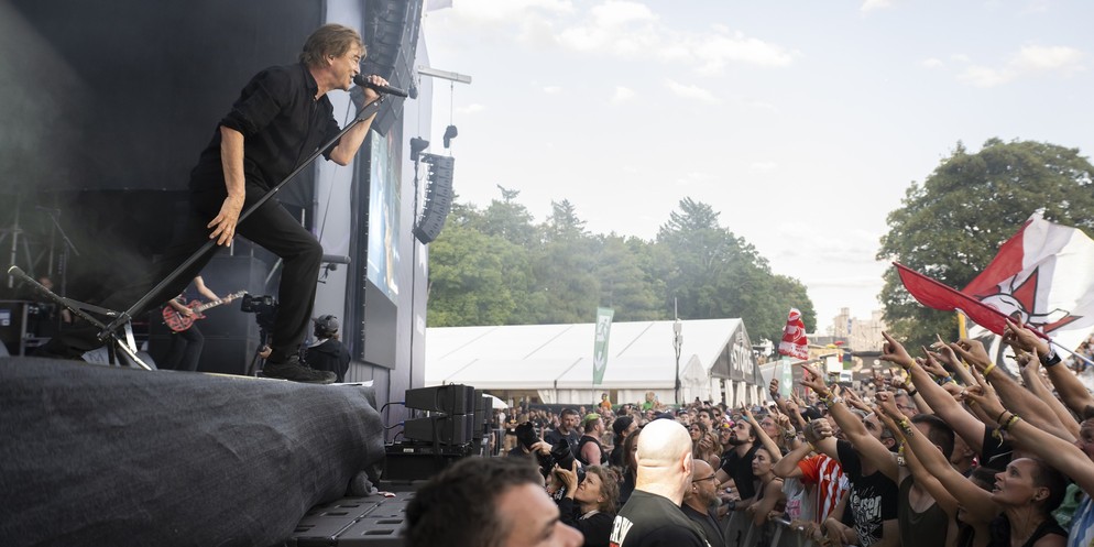 Die Toten Hosen bei der 40. Ausgabe des Gurtenfestivals.