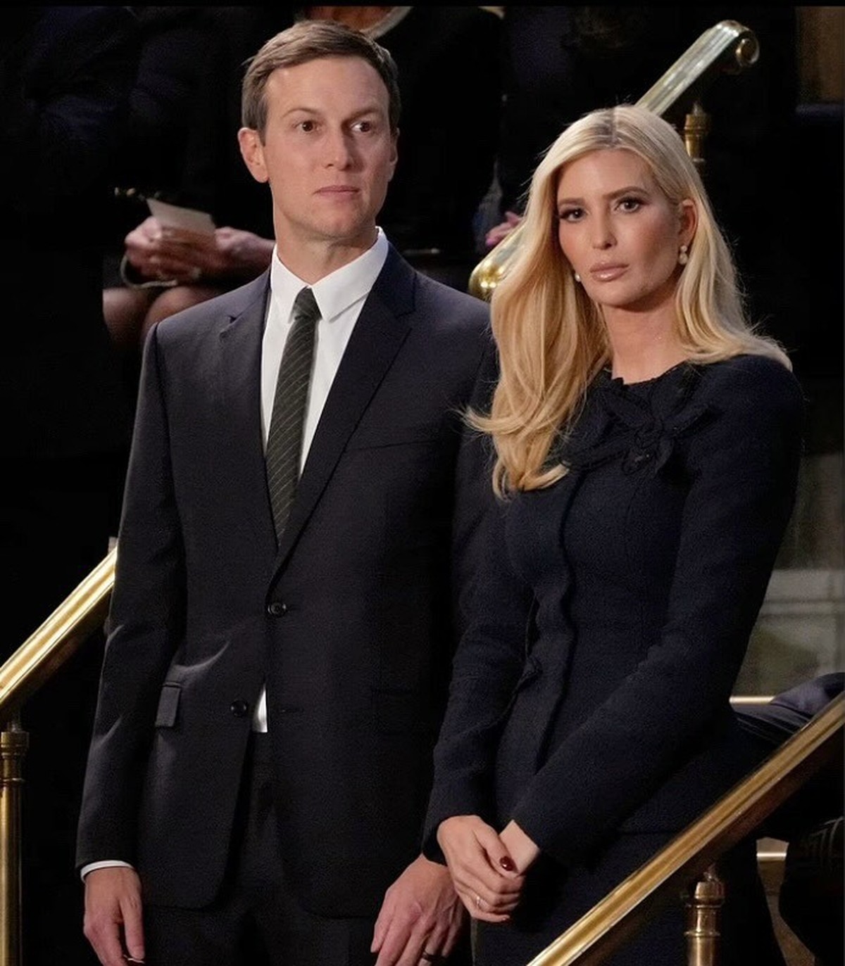 Jared Kushner et Ivanka Trump au Congrès, mardi soir, lors du discours de Donald Trump.