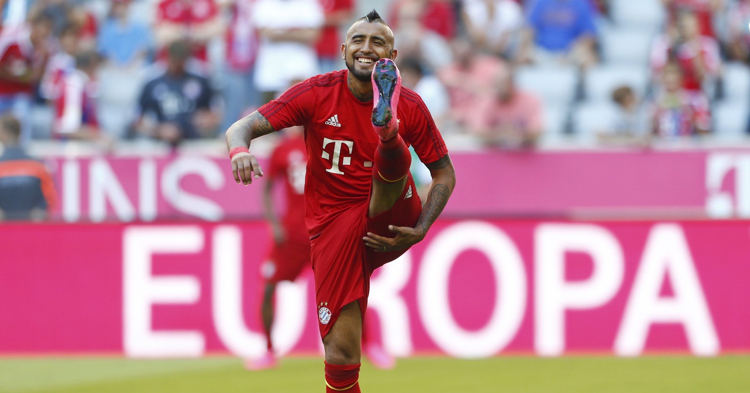 Im Bayern-Training hat er gut lachen, nüchtern versteht sich.&nbsp;
