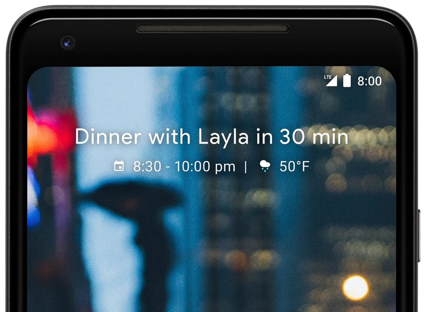 Das Pixel 2 bekommt anscheinend einen abgerundeten Touchscreen.