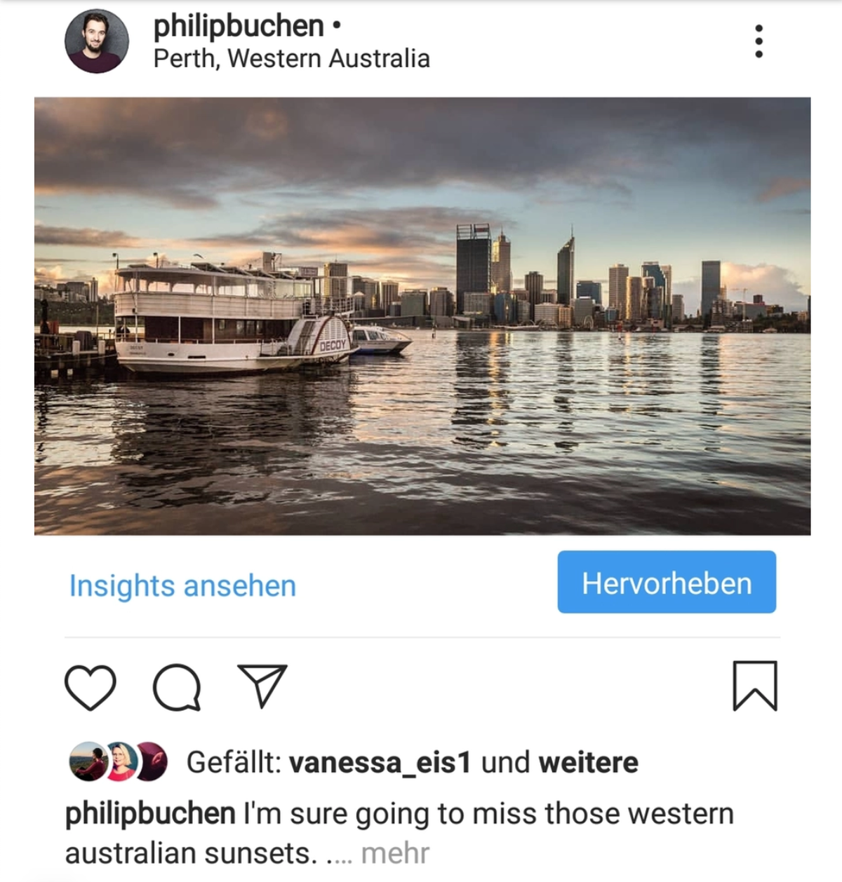 Wie Sie sehen, sehen Sie: keine Likes.