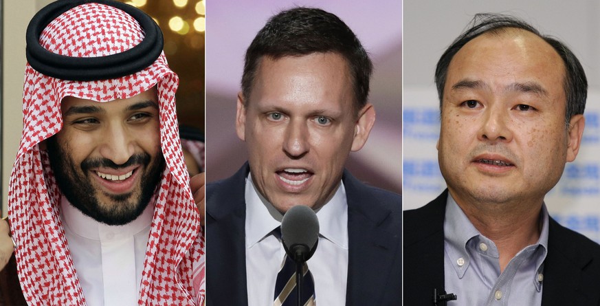 Mohammed bin Salman, Peter Thiel und Masayoshi Son gehören zu den Favoriten.
