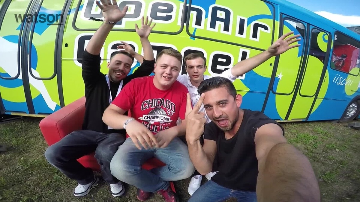 Drei schmucke Social Media Könige (Swissmeme, Bendrit und Samedin Selimovic) und ... Can.