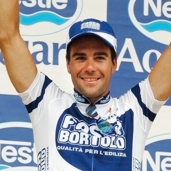 Gonzalez bei seinem Triumph an der Tour de France 2004 in Nimes.