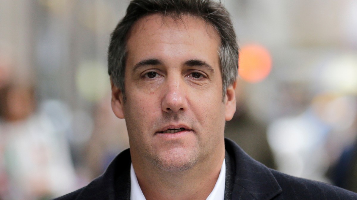 FILE - In this April 11, 2018, file photo, Michael Cohen, President Donald Trump's former attorney, walks along a sidewalk in New York. Cohen will testify publicly before Congress in February 201 ...