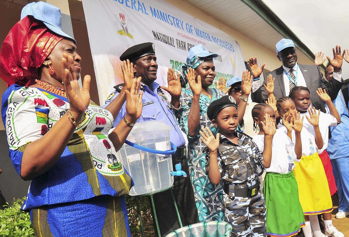 Nigerianische Schulkinder: Mangelnde Hygiene gehört zu den häufigsten Ursachen der Ansteckung.