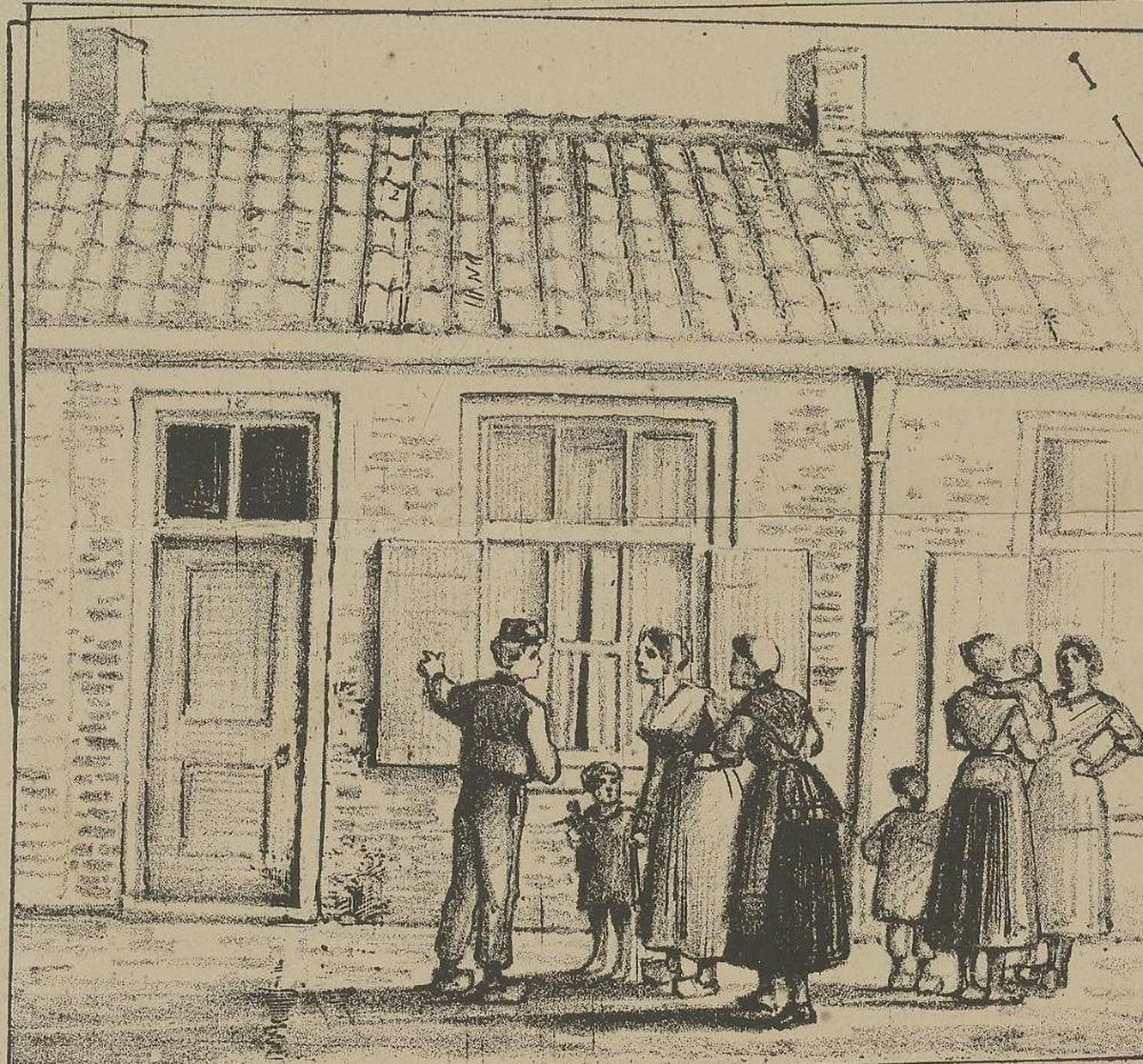 Hier wohnte Maria Catharina Swanenburg (Goeie Mie), Giftmischerin von Leiden
