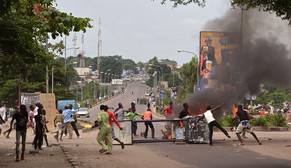 In der kongolesischen Hauptstadt Kinshasa ist es in den vergangenen Tagen immer wieder zu Protesten gegen die Regierung gekommen. Hier eine Aufnahme vom Montag.