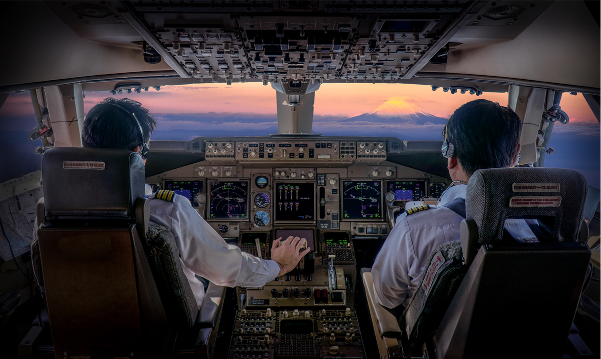 Pilotes, avion