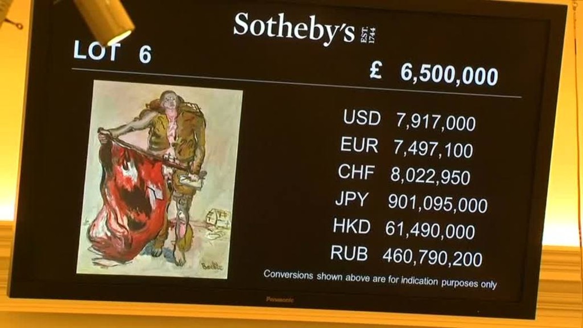 radar-reuters Deutsche Künstler sind unter Kunstsammlern begehrt. Das zeigte die Sotheby's Auktion für zeitgenössische Kunst am Mittwoch. Allein das Gemälde von Georg Baselitz mit dem Titel &quot ...