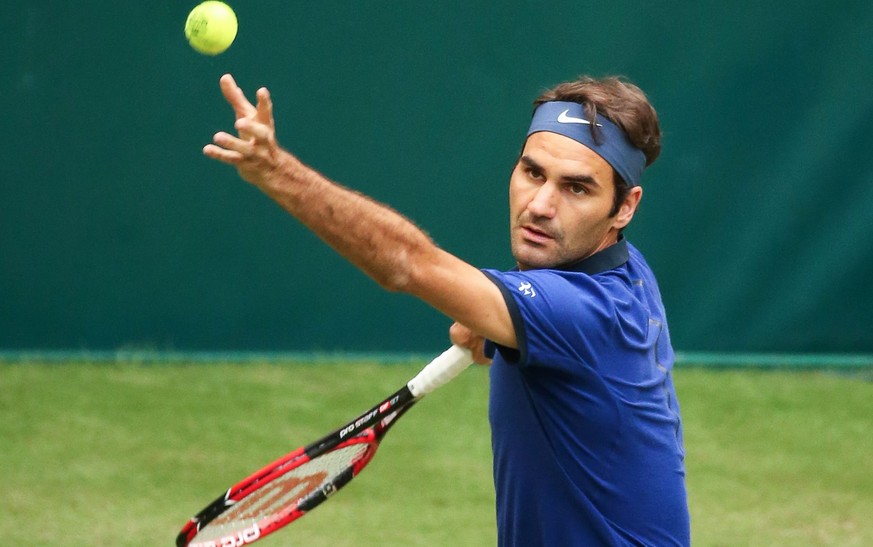 Federer bereitet sich in Halle auf Wimbledon vor.