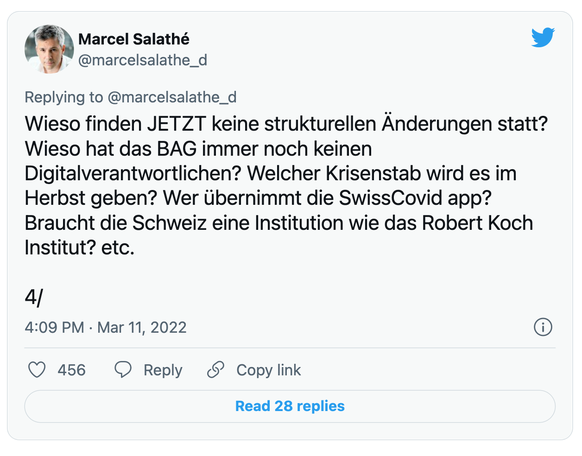 Der Epidemiologe Marcel Salathé, einer der «Väter» von SwissCovid, übt öffentliche Kritik am Bund.