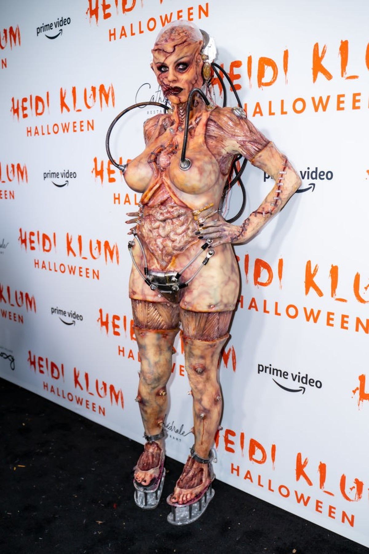 NEW YORK, NEW YORK - OCTOBER 31: Heidi Klum attends Heidi Klum's 20th Annual Halloween Party at Cathédrale on October 31, 2019 in New York City. (Photo by Gotham/FilmMagic)