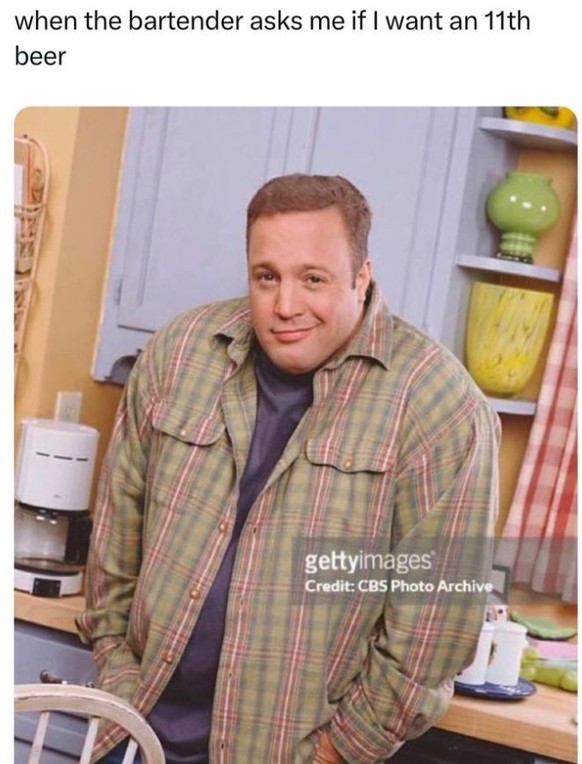 Kevin James King of Queens Meme