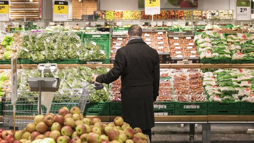 At Coop Silhcity in Zurich, pictured on January 29, 2015. (KEYSTONE/Christian Beutler) At Coop Sihlcity on January 29, 2015 in Zurich.  (KEYSTONE/Christian Beutler)