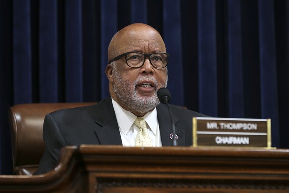 FILE - Chairman Rep. Bennie Thompson, D-Miss., delivers opening remarks during the House select committee hearing on the Jan. 6 attack on Capitol Hill in Washington, on July 27, 2021. The Jan. 6 U.S.  ...