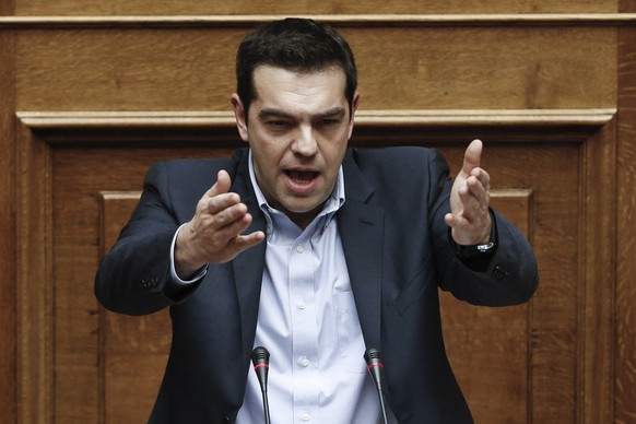 Regierungschef Alexis Tsipras in Athen.