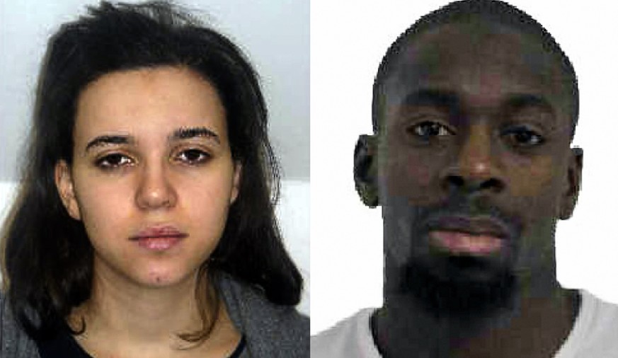 Hayat Boumeddiene und&nbsp;Amedy Coulibaly: Das Terror-Paar von Paris.&nbsp;&nbsp;