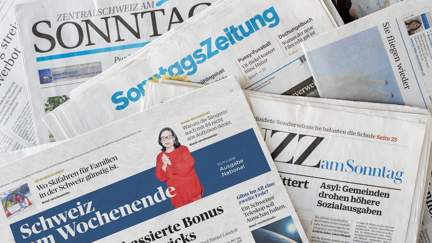 Teaserbild &quot;Das schreiben die Sonntagszeitungen&quot; Sonntag, Sonntagszeitung, Sonntags Zeitung, Schweiz am Wochenende