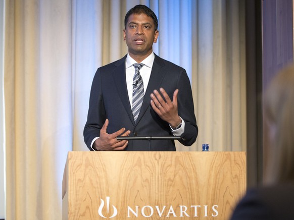 ARCHIV - ZUM RUECKTRITT VON NOVARTIS-CHEF JOSEPH JIMENEZ PER 31. JANUAR 2018 UND DESSEN NACHFOLGER VASANT NARASIMHAN, STELLEN WIR IHNEN AM MONTAG, 4. SEPTEMBER 2017, FOLGENDES BILDMATERIAL ZUR VERFUEG ...