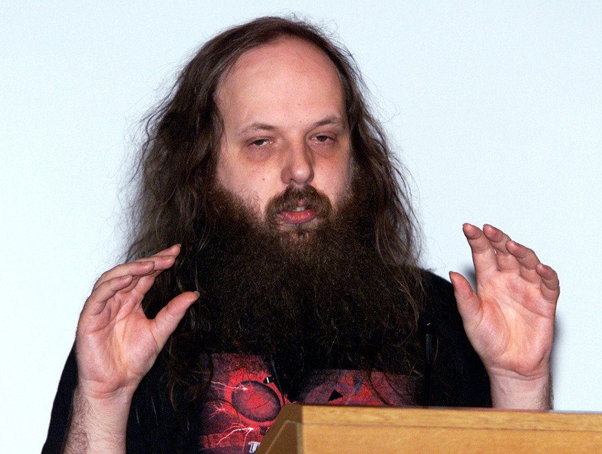 Nein, das ist nicht Charles Manson, sondern Alan Cox, einer der führenden Entwickler des alternativen Computer-Betriebssystems.