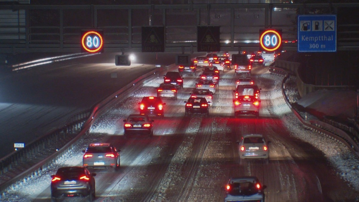 Schweiz Schneechaos, 5.1.25