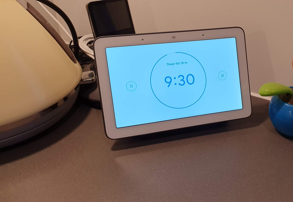 «Hey Google, setze den Timer auf 10 Minuten.»