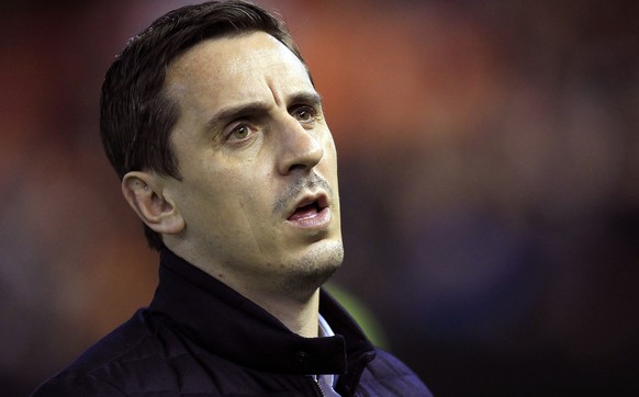 Konsterniert: Coach Gary Neville.