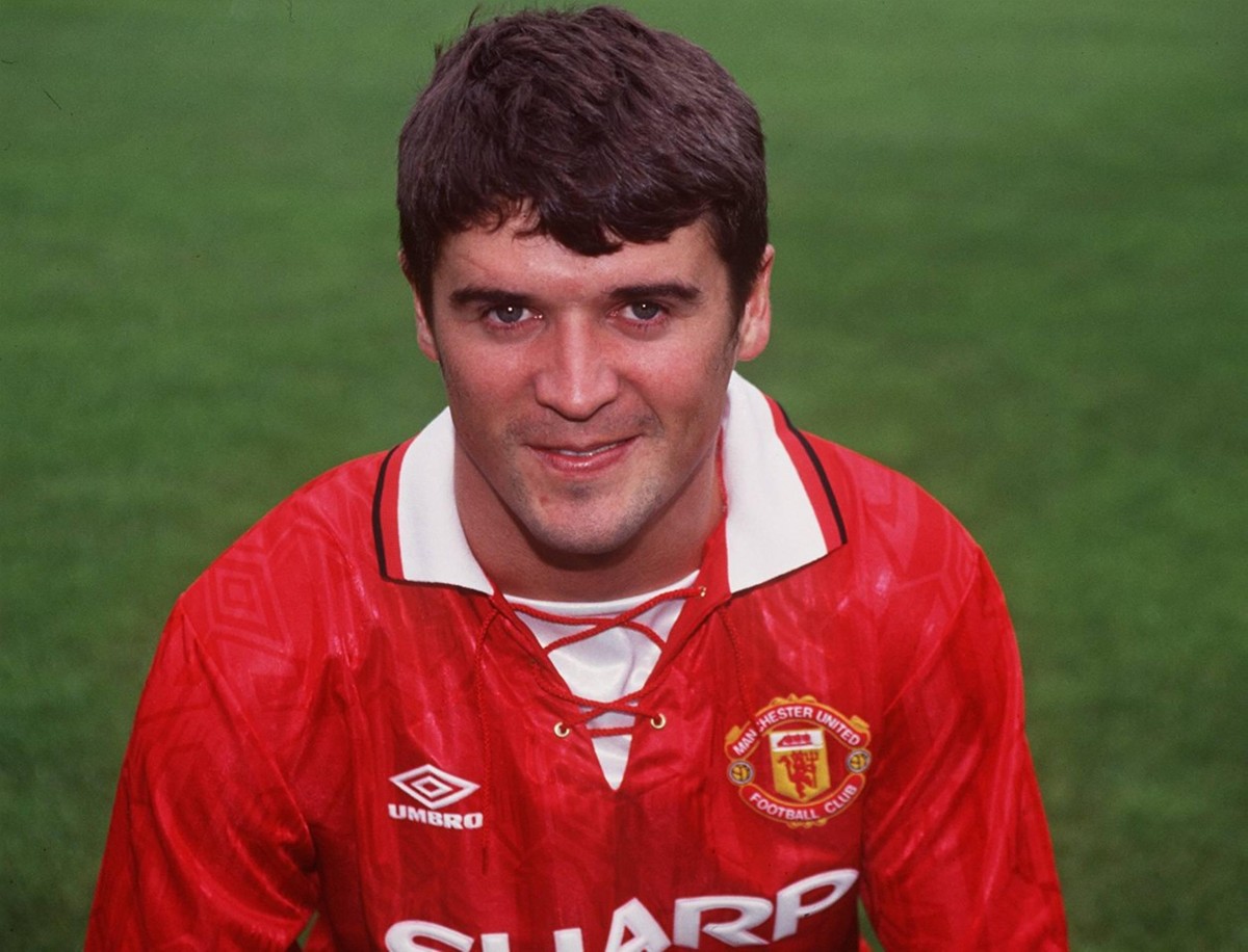 Bildnummer: 07722722 Datum: 19.07.1993 Copyright: imago/Colorsport
Roy Keane (Manchester United) 19 July 1993; Old Trafford. PUBLICATIONxINxGERxSUIxAUTxHUNxPOLxUSAxONLY; Fussball Herren vdia xmk xo0x ...