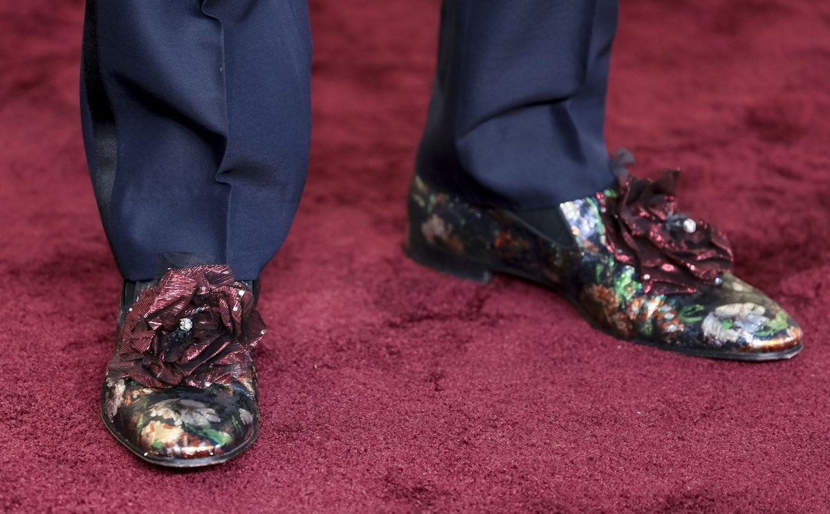epa11063175 French designer Christian Louboutin arrives for the 81st annual Golden Globe Awards ceremony at the Beverly Hilton Hotel in Beverly Hills, California, USA, 07 January 2024. Artists in vari ...