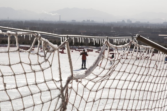 So oder ähnlich könnten die Skipisten in Peking 2022 aussehen.