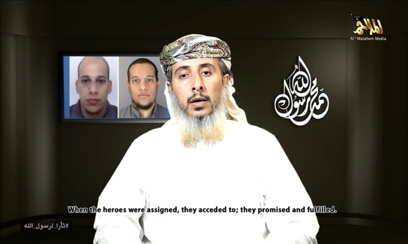Ein Al-Kaida-Anführer bekennt sich zu den Anschlägen in Paris.