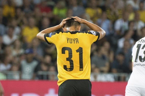 16.08.2016; Bern; Fussball Champions League play-off - BSC Young Boys - Borussia Moenchengladbach; Yuya Kubo (YB) (Claudio de Capitani/freshfocus)