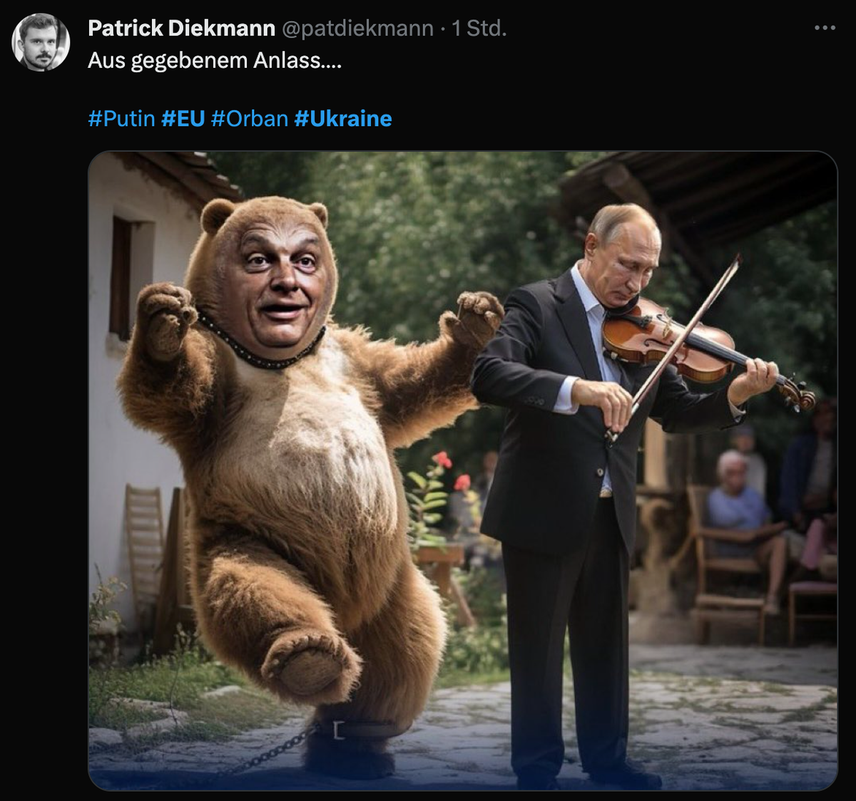 Meme zu Orban, Putin und dem Ukraine-Krieg.