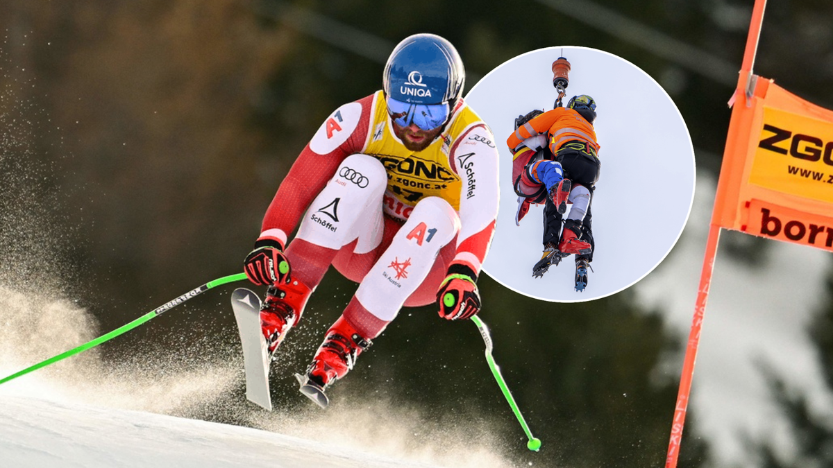 Le skieur de Villach a fini sa course dans les filets, jeudi à Bormio.