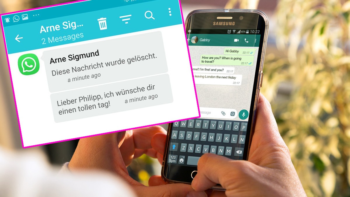 Mit diesem WhatsAppTrick kannst du vom Absender gelöschte Nachrichten trotzdem lesen (mit Android)