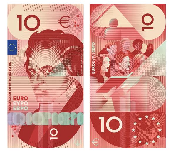 Neue Euronoten: Die verschiedenen Designs