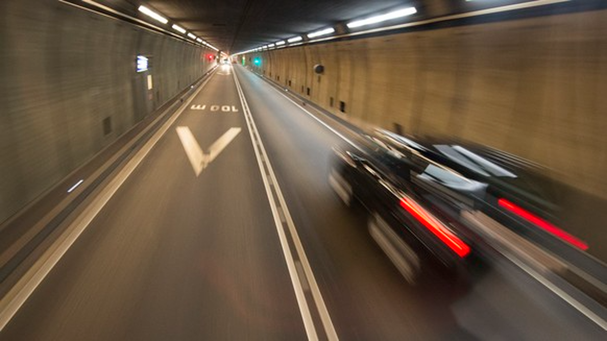 Le tunnel du Saint-Gothard est actuellement fermé dans les deux sens. (Image d'archive)