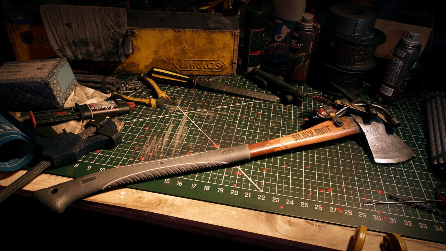 This simple ax can be modified at will.
