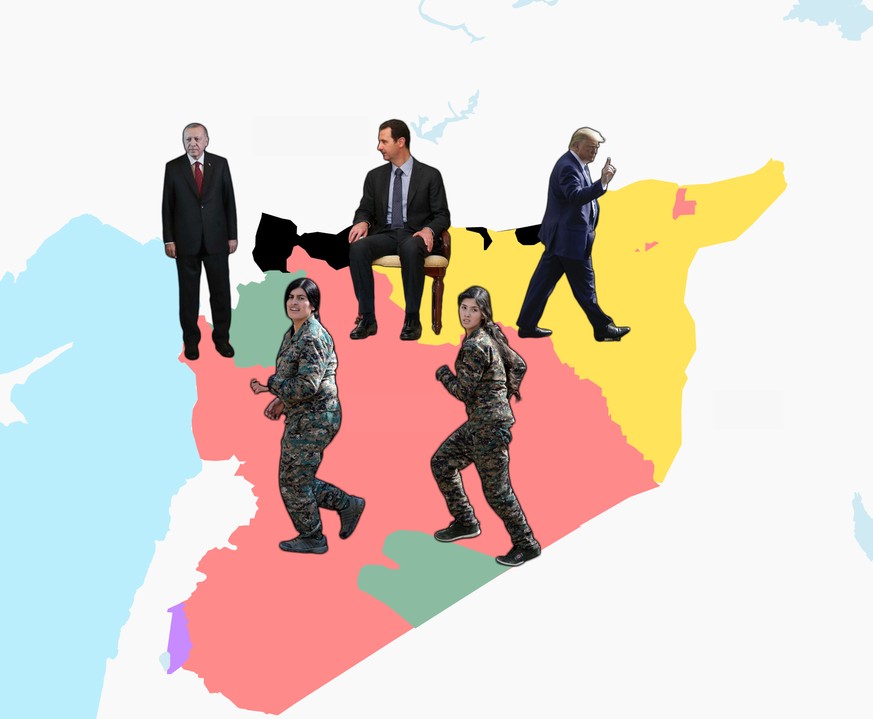 Die Kurden, Trump, Erdogan und Assad: Was du über die Kriegswirren in Rojava wissen musst