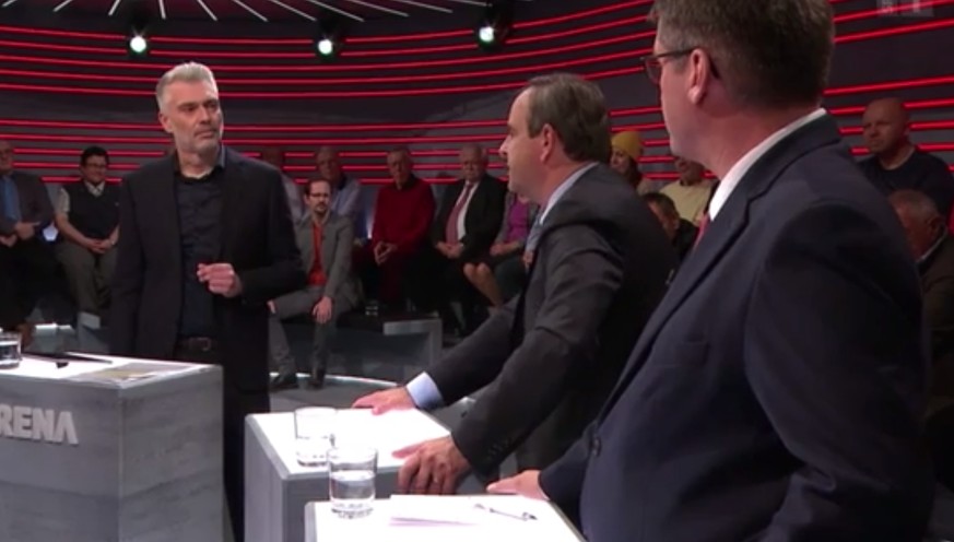 In der Bundesrats-«Arena» gibt Moderator Brotz den Schmutzli – und drischt auf alle ein