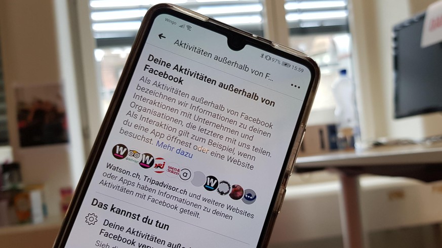 So sieht die neue Datenschutz-Funktion in der Facebook-App aus.