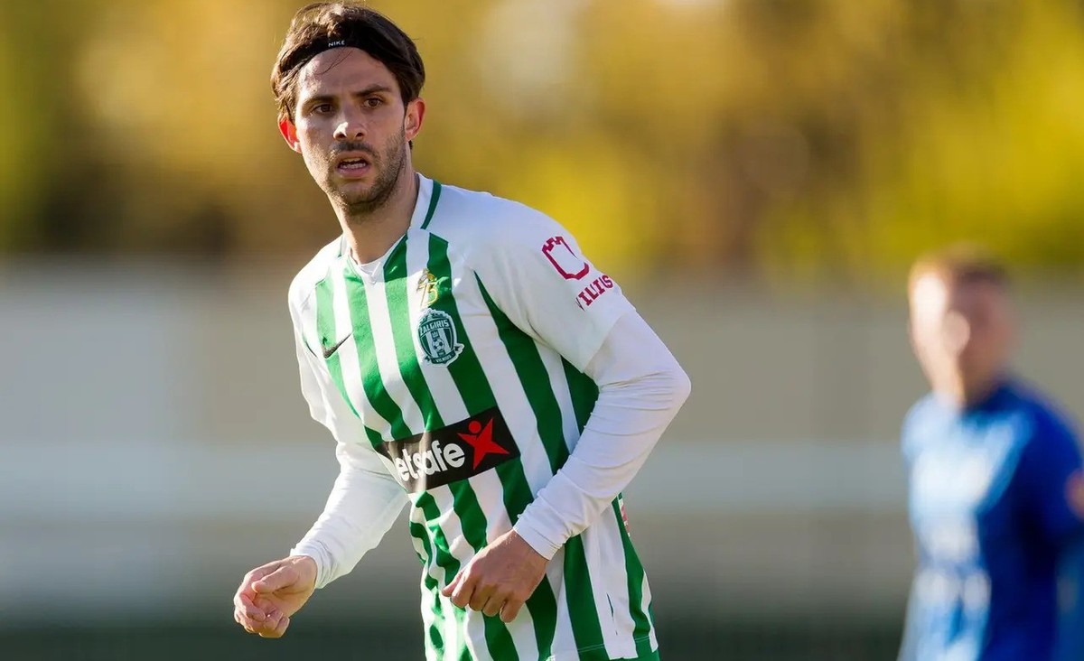 Seit März 2022 im Dress des litauischen Meisters FK Zalgiris Vilnius: Oliver Buff.