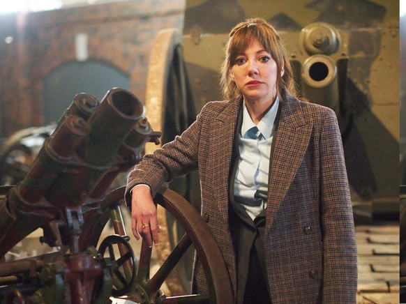 Diane Morgan as Philomena Cunk for Cunk on Earth. Photography by Jonathan Browning