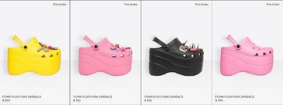 Der h盲sslichste Schuh der Welt ist jetzt der allerh盲sslichste Schuh der Welt聽

Finde jetzt denn Schuh von Crocs x Balenciaga fast noch schlimmer...